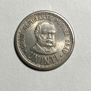 1986 Un Inti Banco De Reserva Del PERU Münze