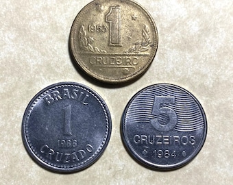 ブラジルのコイン コレクション: クルザドス、クルゼイロス