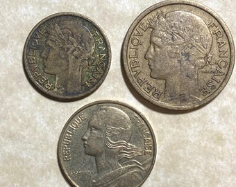 1917-1941 フランス 10 サンチーム コイン - 日付で選択 - 10 サン