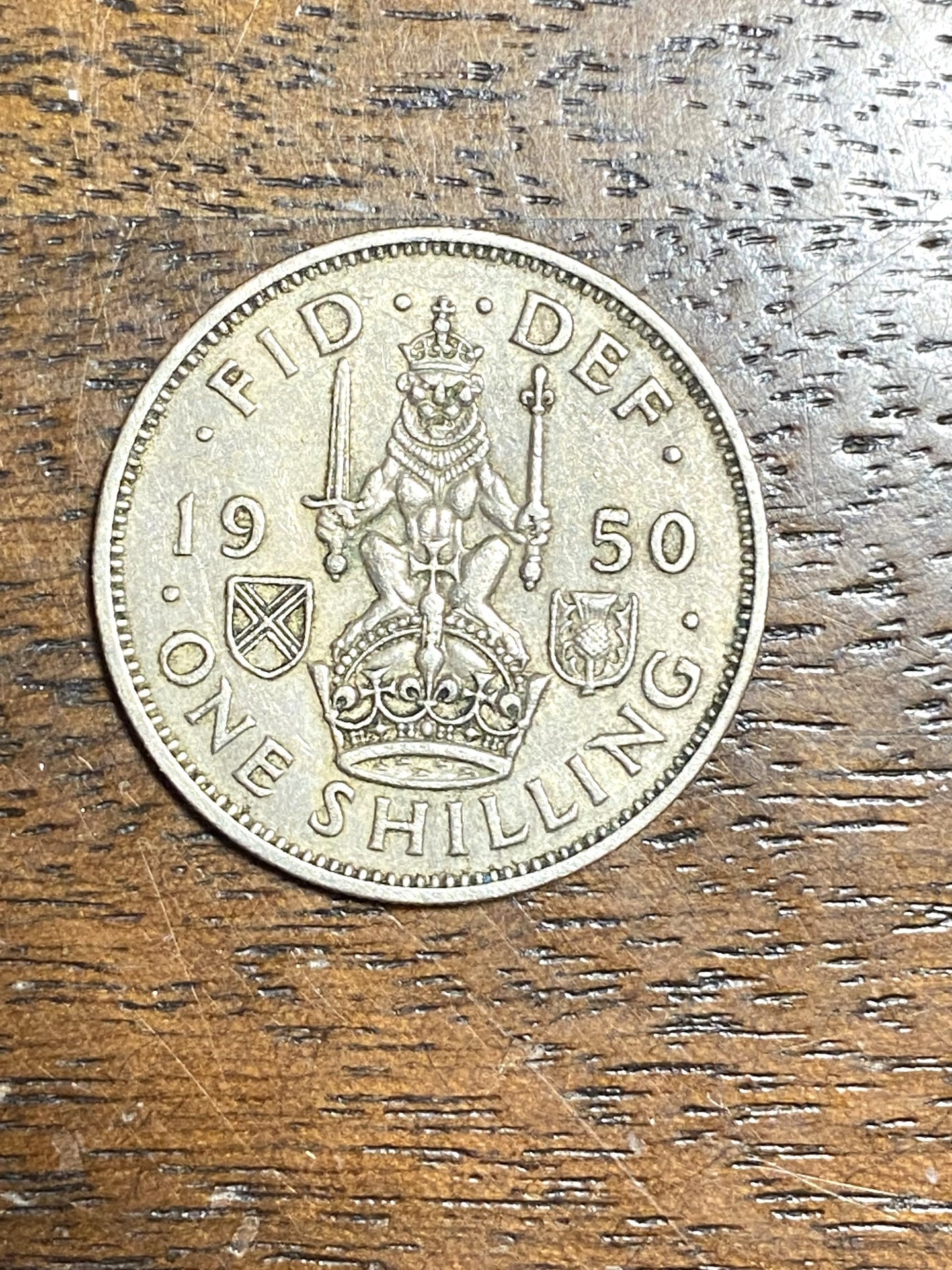 1950年イギリス - 1シリング硬貨 - Etsy 日本