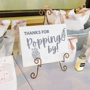 Thanks for Popping By Party Favor Printable