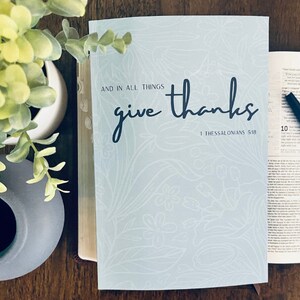 Prayer & Gratitude Journal for Women (light blue, paperback)