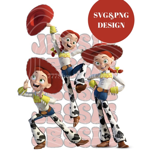 Jessie svg/PNG Digital Design,Toy story cowgirl svg ,Toy Story svg and png, jessie PNG SVG