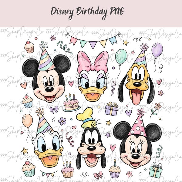 Birthday trip png, Meet me on main street png, Mickey png, Mouse and Friends Trip Png, 2026 family trip png, Family Squad png