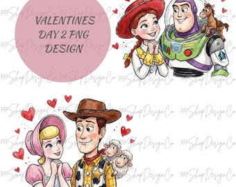 Valntines Toy Story PNG Bundle, Happy Valentines Day Png,You Got A Friend In Me Png, Toy Story png, Woody Buzz PNG , Friendship png
