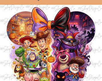 Halloween You Got A Friend In Me Png, Spooky Toy Story png, Woody Buzz PNG , Friendship png, jessie png, Ghost Family Trip 2026