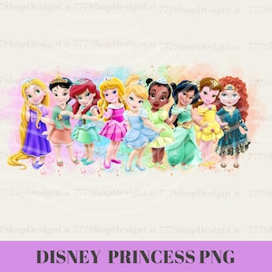 All Princess PNG, Princesses Watercolour background , Princess png clipart design, Cinderella, ariel, aurora png, Snow White png