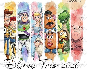 You Got A Friend In Me Png, Toy Story png, Woody Buzz PNG , Friendship png, jessie png, Family Trip 2026