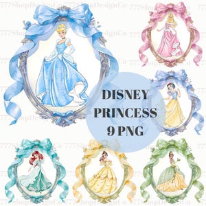 Prinsessenlijst png, prinsessen aquarel png, coquette bow png, aquarel prinses png, Assepoester, aurora, aurora png