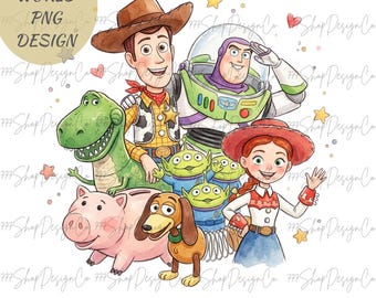 You Got A Friend In Me Png, Toy Story png, Woody Buzz PNG , Friendship png, jessie png, Family Trip 2026