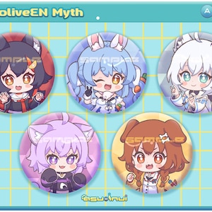 Hololive Gamers + Pekora buttons