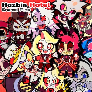 Hazbin Hotel enamel pins