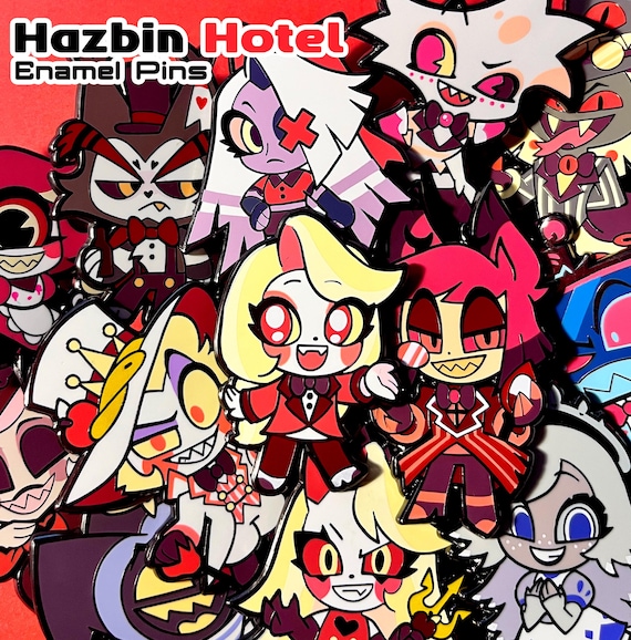 Hazbin Hotel Enamel Pins - Etsy