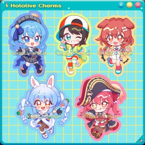 Hololive Gamers Charms