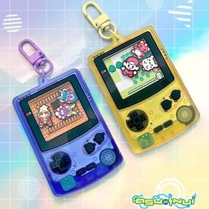 Game Boy Color acrylic shaker charms