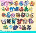 Legendary Pokémon Glitter stickers product logo