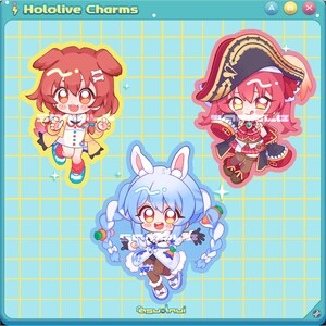 Hololive Gamers Charms