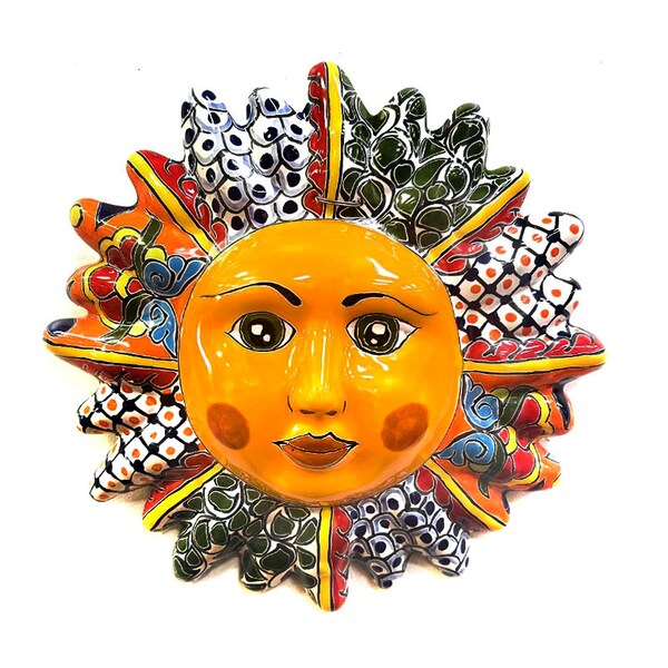 VESTCDF Metal Wall Art Decor Outdoor Inside With Sun Face, 26 Inch Large Outside Sun Metal Decorations Hanging On House, Living Room, Bedroom, Patio