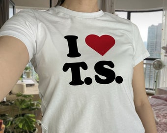 I Love TS Baby Tee, I Love Taylor Swift Baby Tee