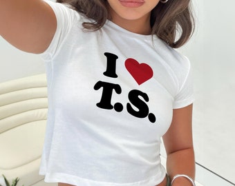 Ich liebe TS Baby-T-Shirt, ich liebe Taylor Swift Baby-T-Shirt