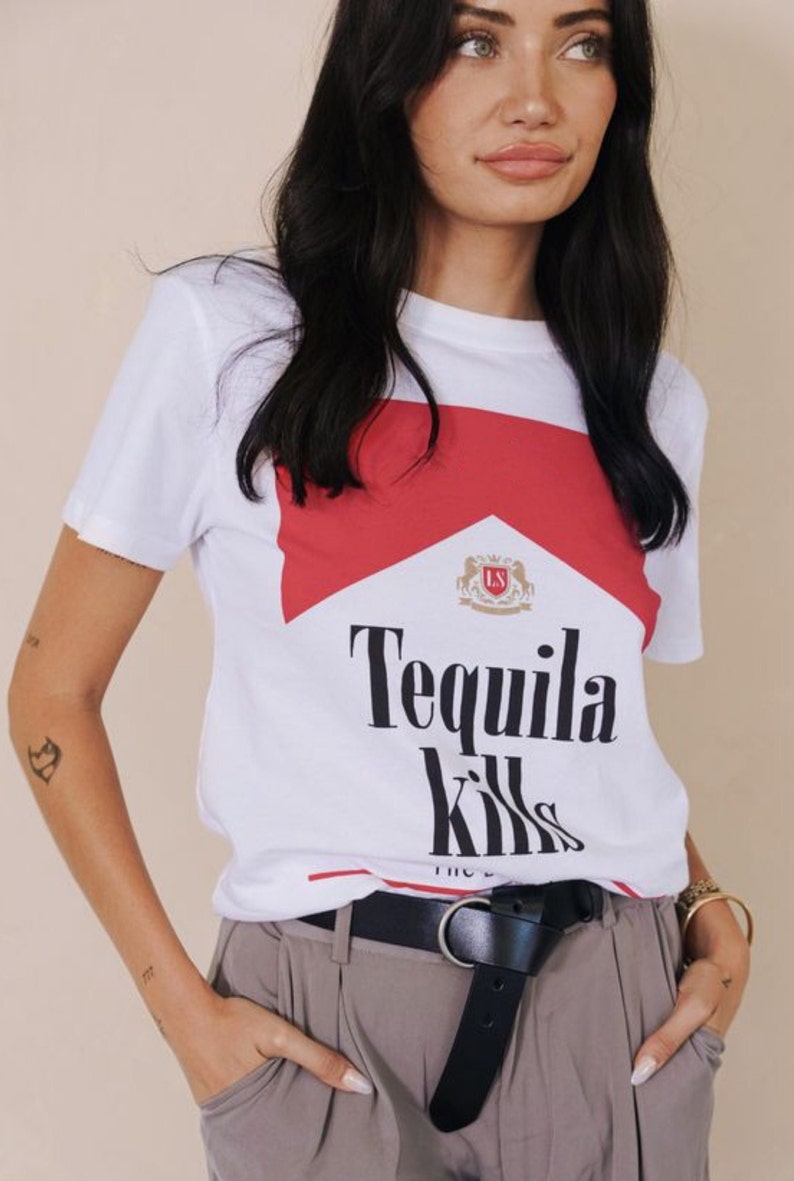 Tequila Kills Aesthetic Tshirt Etsy