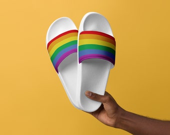 Pride Stride: Men's LGBT-Inclusive Slides for Every Step