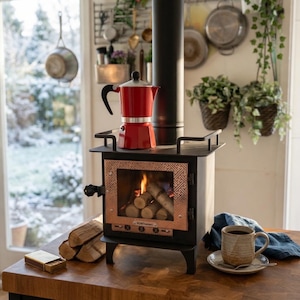 Mini wood stove for camping