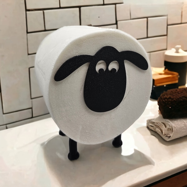 Sheep Toilet Paper Roll Holder- Fun Bathroom Decor, Toilet Roll Holder, Toilet Paper Holder, Unique Housewarming Gift, Bathroom Decor