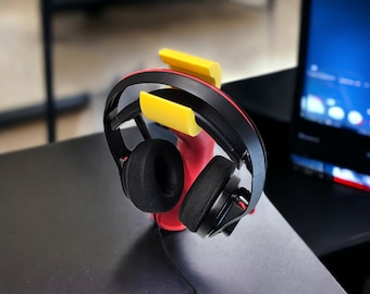 Minifigure Headphone Stand | 3d printed Gaming Headset Holder | Kids gift | Minifig Headphone Stand