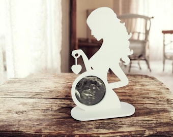 Ultraschallbild | Ultraschallbilderrahmen | Schwangerschaft Geschenke | Baby Sonogramm Foto | Werdende Mütter | Mutterschaft Andenken | 3D Gedruckt