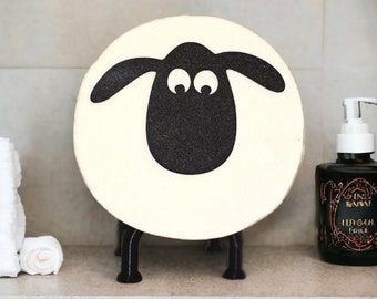 Decoración de oveja, Portarrollos de papel higiénico con forma de oveja, Decoración para el baño, Portarrollos de papel higiénico, Soporte para papel higiénico, Regalo único para inauguración de casa