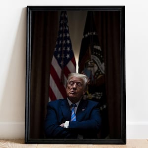 Donald Trump Print Make America Great Again Poster Trump President Home Decor 2024 US Elections Wall Art MAGA Wall Decor Trump Gifts