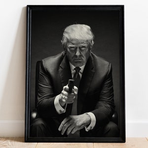 Make America Great Again Print Donald Trump Poster Trump President Home Decor 2024 US Elections Wall Art MAGA Wall Decor Trump Gifts