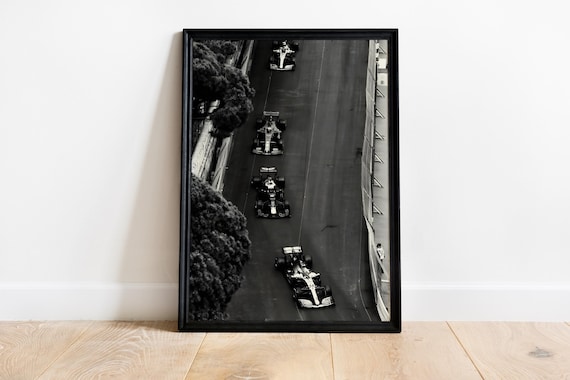 Formula 1 Print Formula One Poster Formula Wall Art Black And White Home Decor Lewis Hamilton Max Verstappen Charles Leclerc