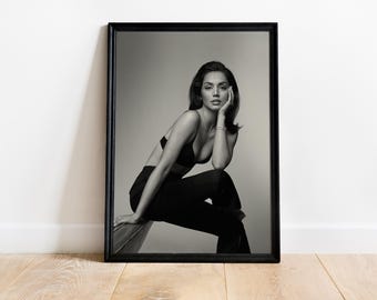 Poster di Ana de Armas / Stampa artistica femminista in bianco e nero
