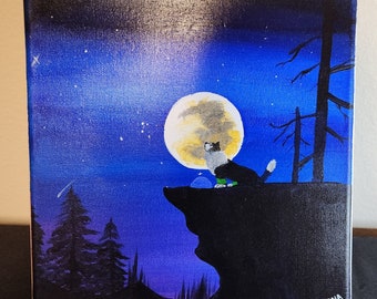 Anime Acrylic Painting 12x12