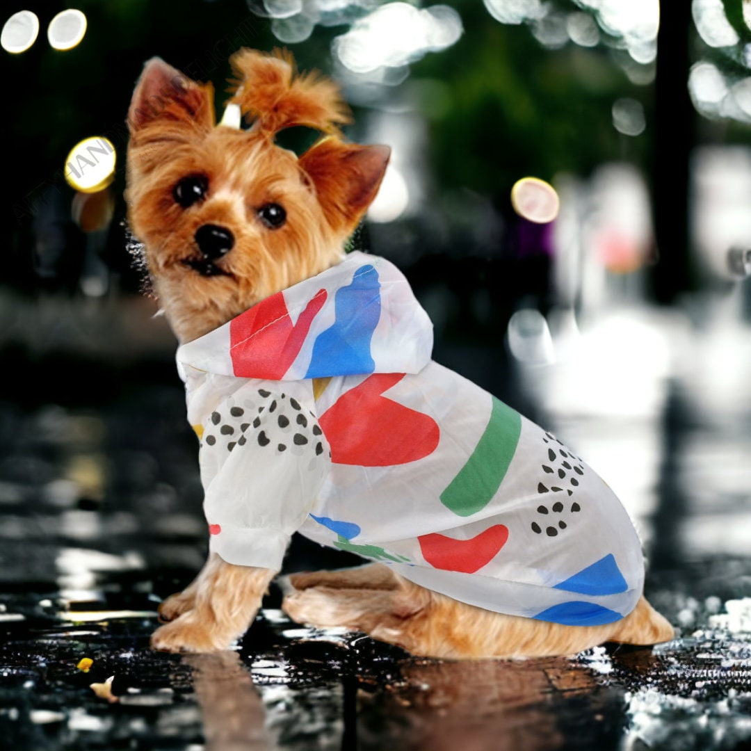 Dog Poncho Hoodie Dog Sun Protection Hoodie Small Dog Sun Etsy