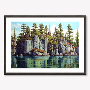 Group of Seven Inspired Landscape Painting #6 Wall Art Print | Available as 12x18", 24x36", or as a Digital Download