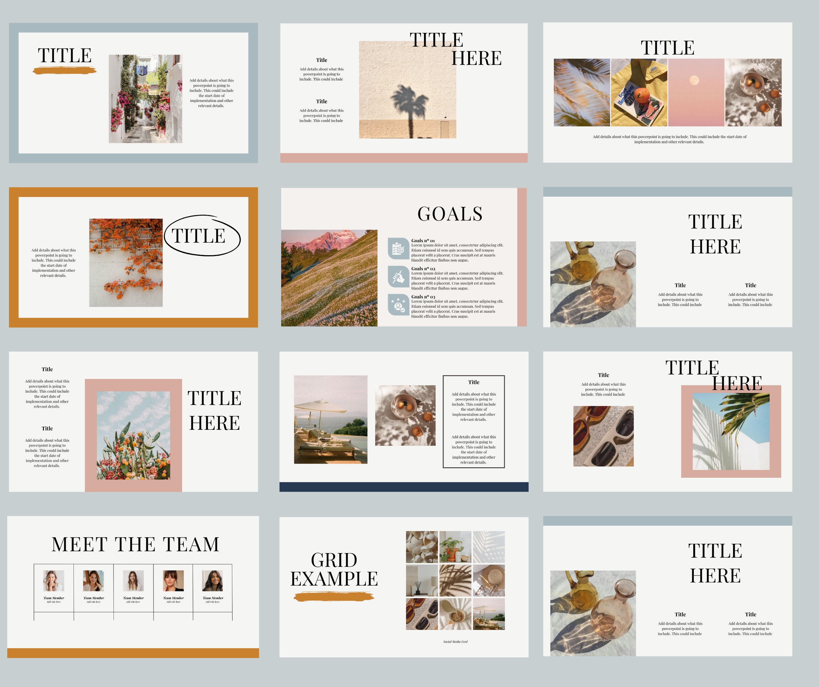 Professional Business Powerpoint Slide Template Digital Download PPT ...