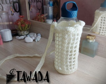 Stylish Hand-Knitted Wool Flask Bottle Holder