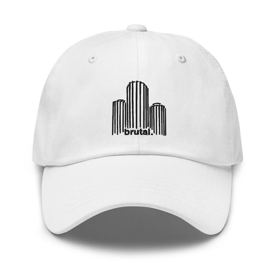 Towers Cap | Brutalist Architecture Inspired Hat (white) - Etsy