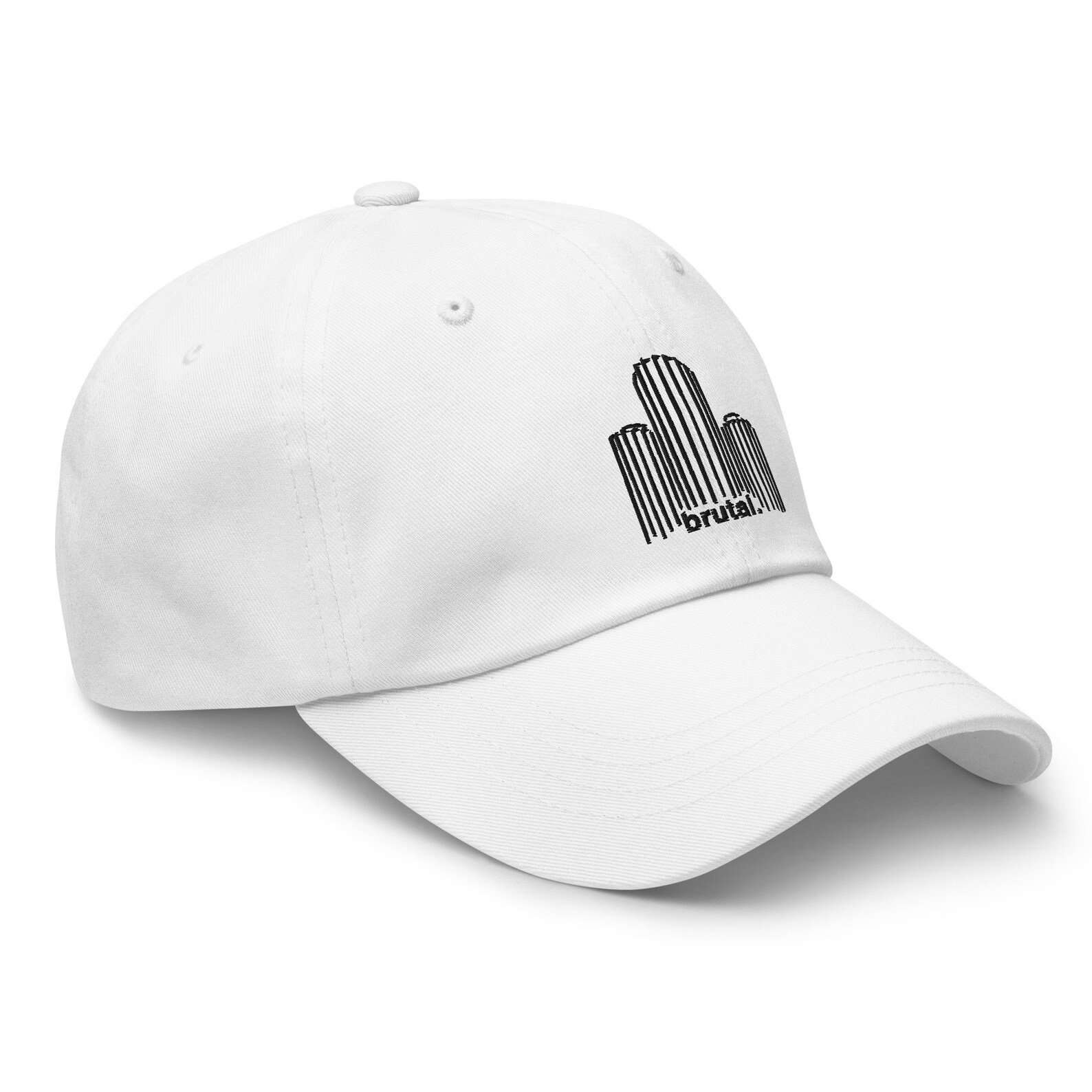 Towers Cap | Brutalist Architecture Inspired Hat (white) - Etsy