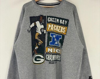 vintage 1997 Starter Green Bay Packers gris ras du cou