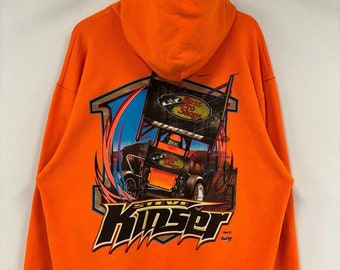 vintage Racing Bass Pro Shop - Sweat à capuche orange