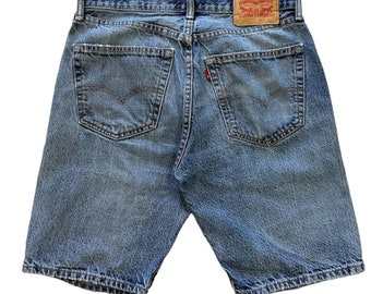 Vintage Levi's 505 Blaue Jeans Shorts