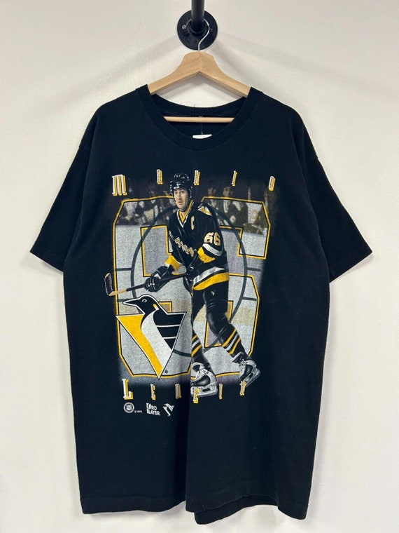 Vintage 90's Pittsburgh Penguins Mario Lemieux Bl… - image 1