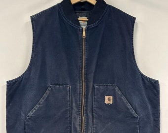 Débardeur vintage Carhartt bleu marine