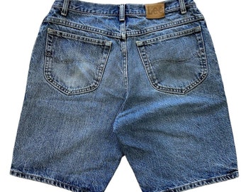 Vintage Lee Blaue Jeans Shorts