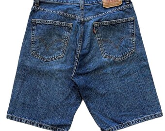 Vintage Levi's 505 Blaue Jeans Shorts