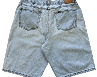 Vintage H.I.S. Hellblaue Jeans-Shorts